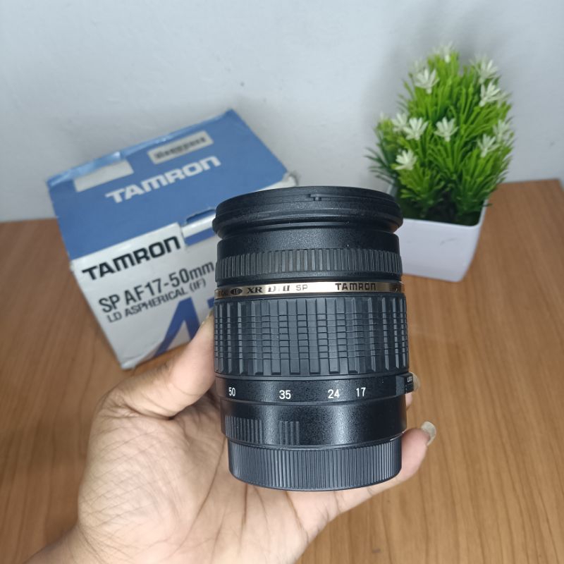 Lensa Tamron 17-50mm SP AF untuk DSLR Canon EF-S, Ringan dan Tahan Lama