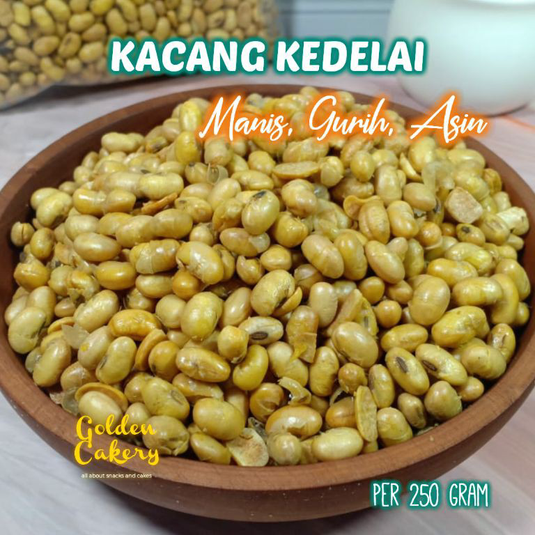 

❤[PROMO ⚡ALE!!!]❤ Kacang KEDELAI Goreng Manis Gurih Asin - 250 gr