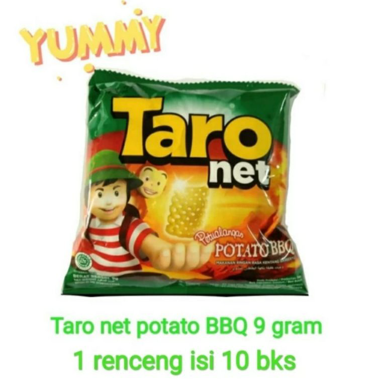 

BAYAR DITEMPAT ✅ Taro net kemasan renceng isi 10 | snack chiki