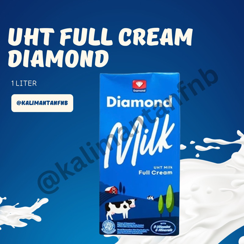 

Susu Diamond UHT Full Cream Plain 1L