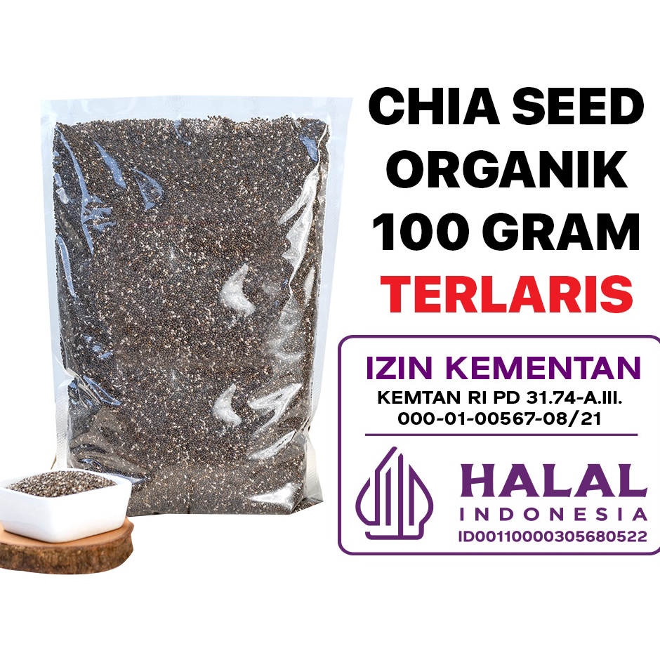 

Harga Murah Organic Chia Seed / Biji Chia 100 Gram
