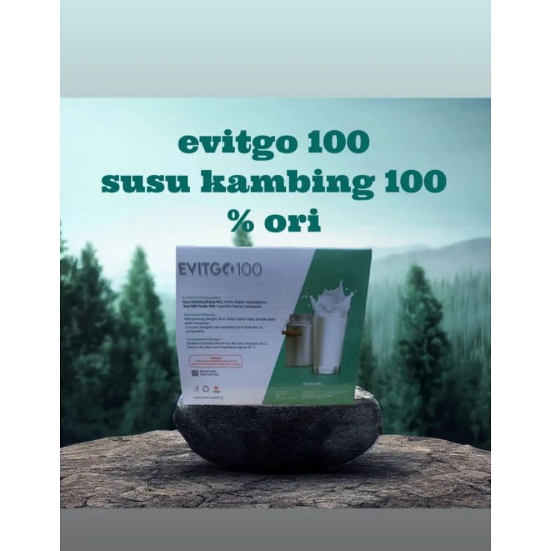 

evitgo 100 susu kambing pilihan 100%ori / 4 box