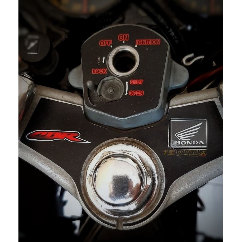 Sticker keypad triple clamp Honda CBR
