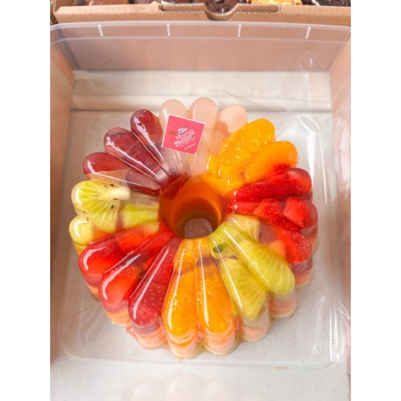 

Ay00! Puding Mix Fruit ( size 15cm) / Puding Buah Puding Hampers / Puding ultah / Puding Birthday