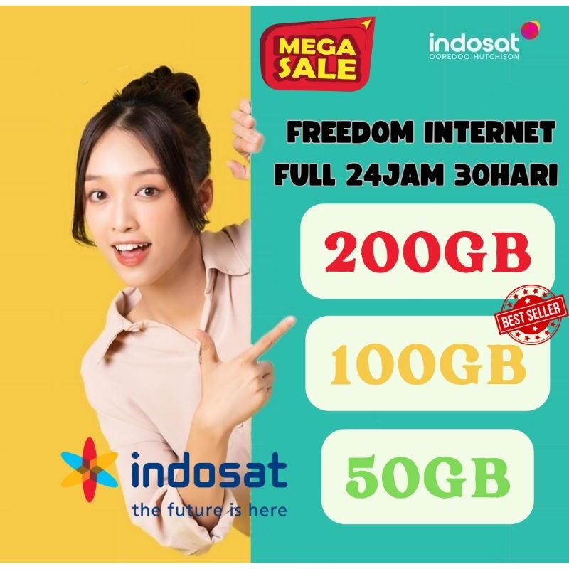 kuota indosat IM3 200GB 150GB 125GB 100GB 80GB 50GB FULL 30HARI