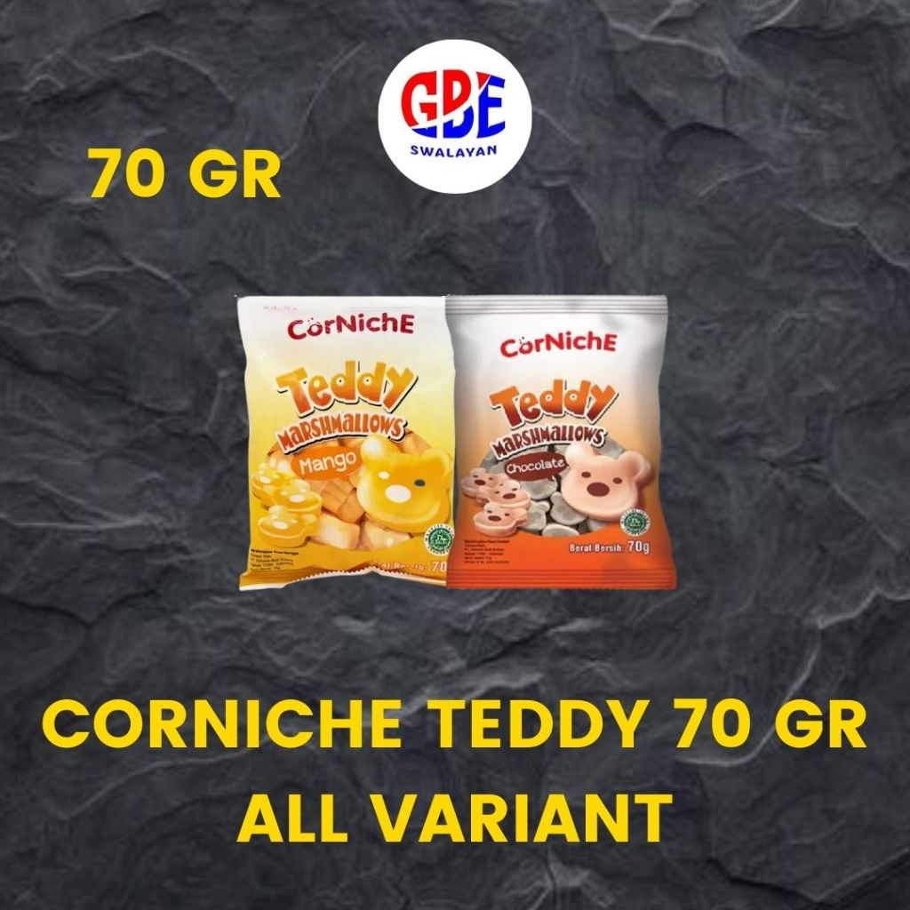 

CORNICHE TEDDY MARSHMALLOWS 70 GR ALL VARIANT | MANGO | CHOCOLATE