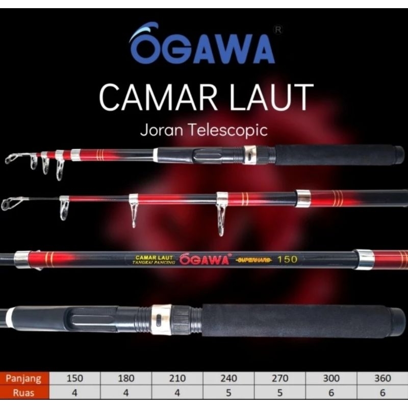 Joran OGAWA CAMAR LAUT 2.10M | Fiber Telescopic