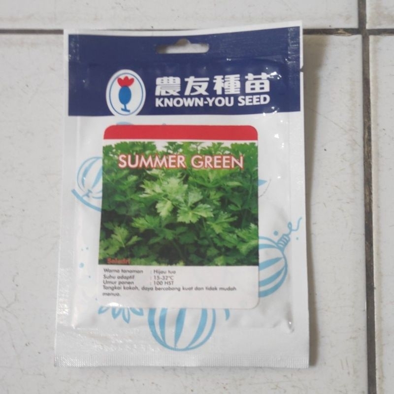 Benih/Bibit seledri Summer Green know you seed 10 gr