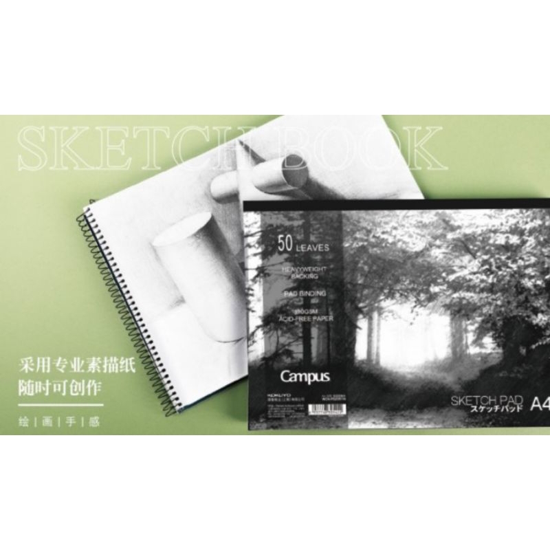 

Campus kokuyo A4, 50 halaman , Buku-buku bergambar