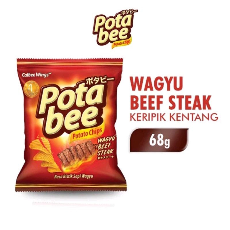 

POTABEE KERIPIK KENTANG WAGYU BEEF STEAK 68GR