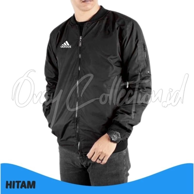 Jaket pria bomber adidas