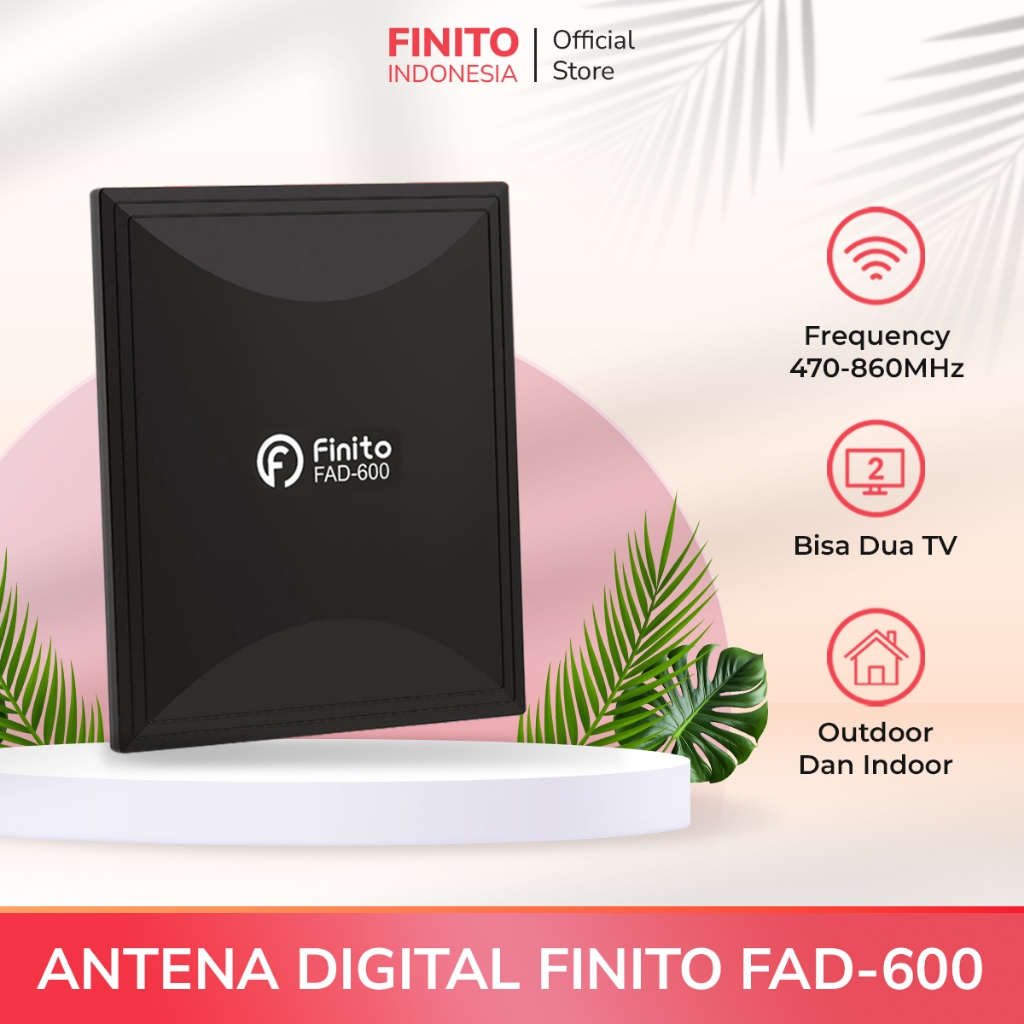 Antena 2 Tv Sekaligus Digital Finito FAD-600/Antena FAD-600-Z outdoor&Indoor/Antena Tv Bisa Luar dan