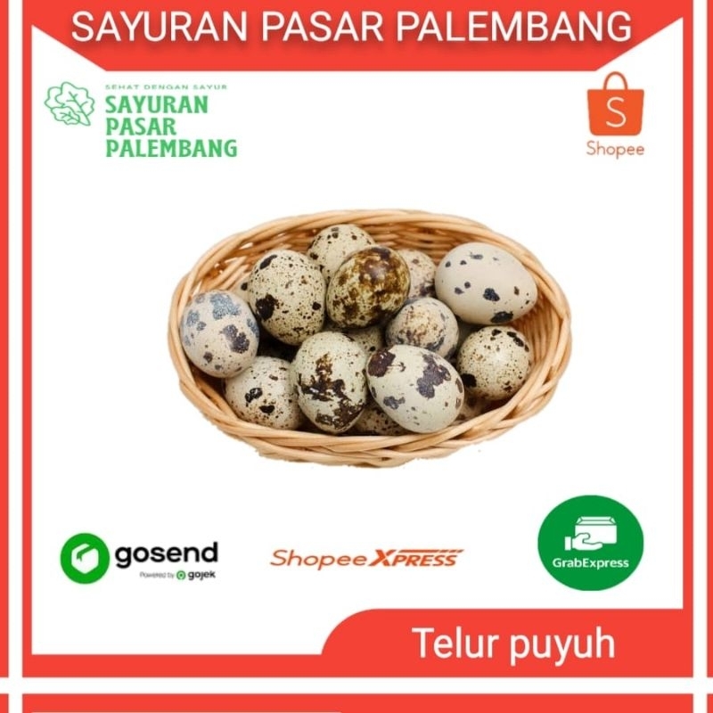 

Telur Telor Puyuh Perbungkus Isi 10 Butir - Sayuran Pasar Palembang