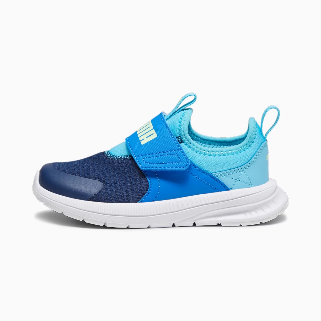 Sepatu Anak Puma Evolve Slip On Persian Blue 389135 07