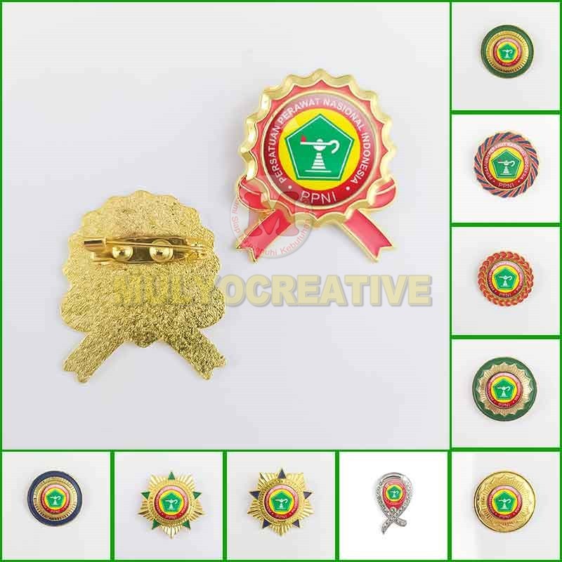 Pin PPNI Pin Bros Logo PPNI Model Premium