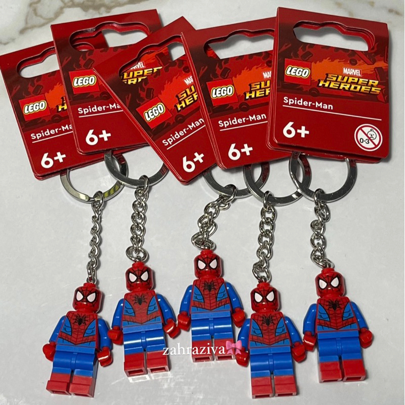 Keychain LEGO Karakter Disney Spiderman Marvel