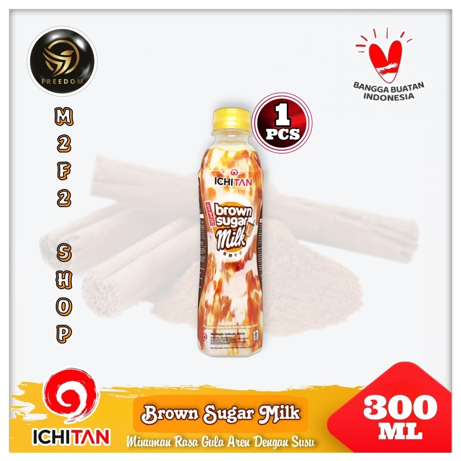 

Ichitan Brown Sugar Milk | Susu Gula Aren Botol Pet - 300 ml (Kemasan Satuan)