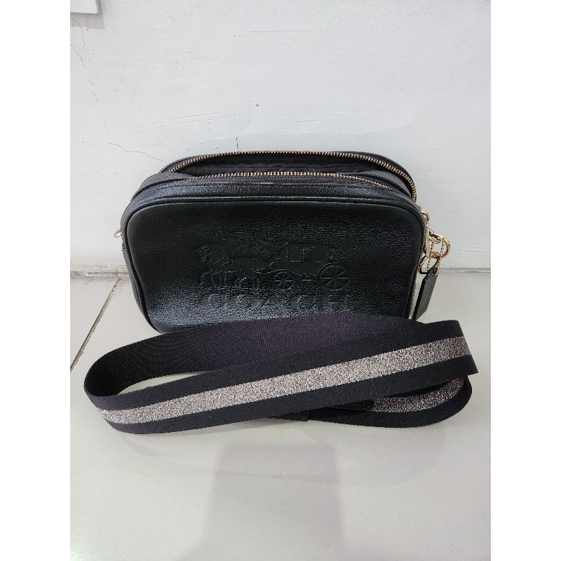 preloved tas satchel Coach black