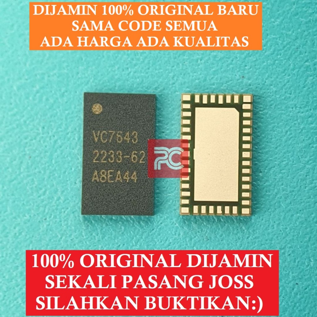 IC PA VC7643-62 Oppo A36 A76 A77S A96 Redmi Note 9 Org Tested Rf VC 7643 62