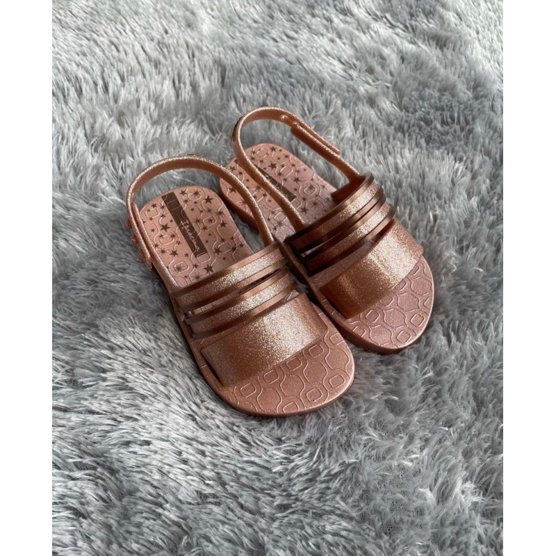 preloved ipanema brown glitter sandal