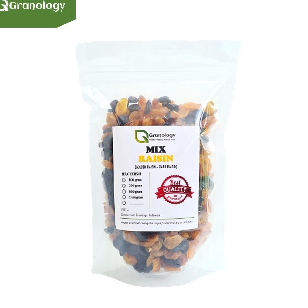 

Buruan Beli Mix Raisin 500 gram (Dark Raisin & Golden Raisin) Terupdate