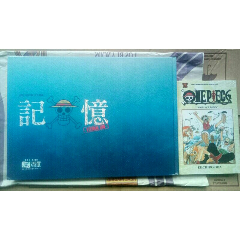 komik buku one piece Tokyo exhibition official guidebook eternal log bilingual English Japanese + bo