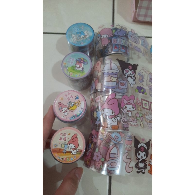 

Sanrio roll sticker set