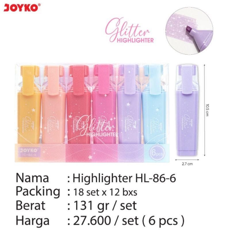 

highlighter hl 86-6 joyko