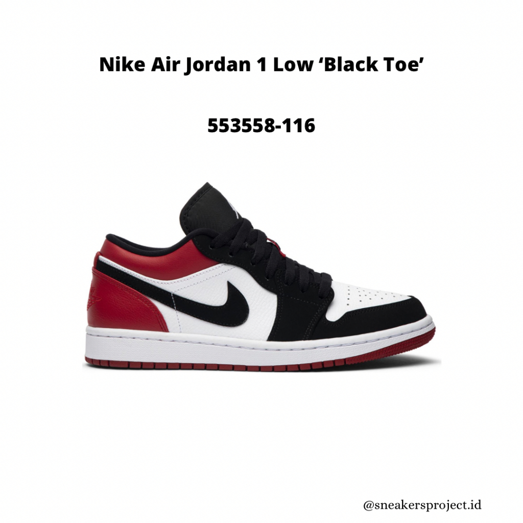 Air Jordan 1 Low Black Toe