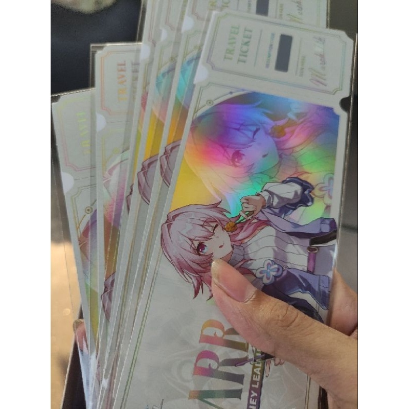 12.12 HARGA GROSIR Bookmark Tiket Hologram HSR Honkai Star Rail gas 