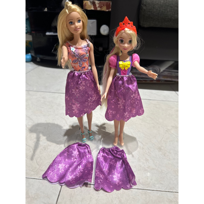 MURAH AKSESORI BONEKA BARBIE BAJU ROK DISNEY PRINCESS