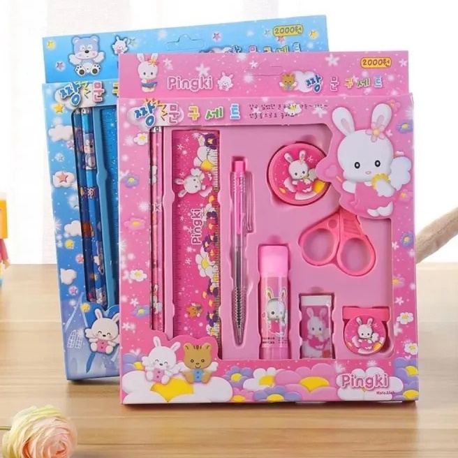 

Murah Banget Besmood Paket Alat Tulis 9in1 Alat tulis set Stationery Set Fancy STY02 ➛➙❅⋆