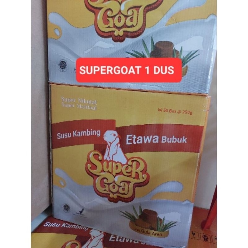 

Supergoat susu kambing gula aren 1 dus (1 karton)