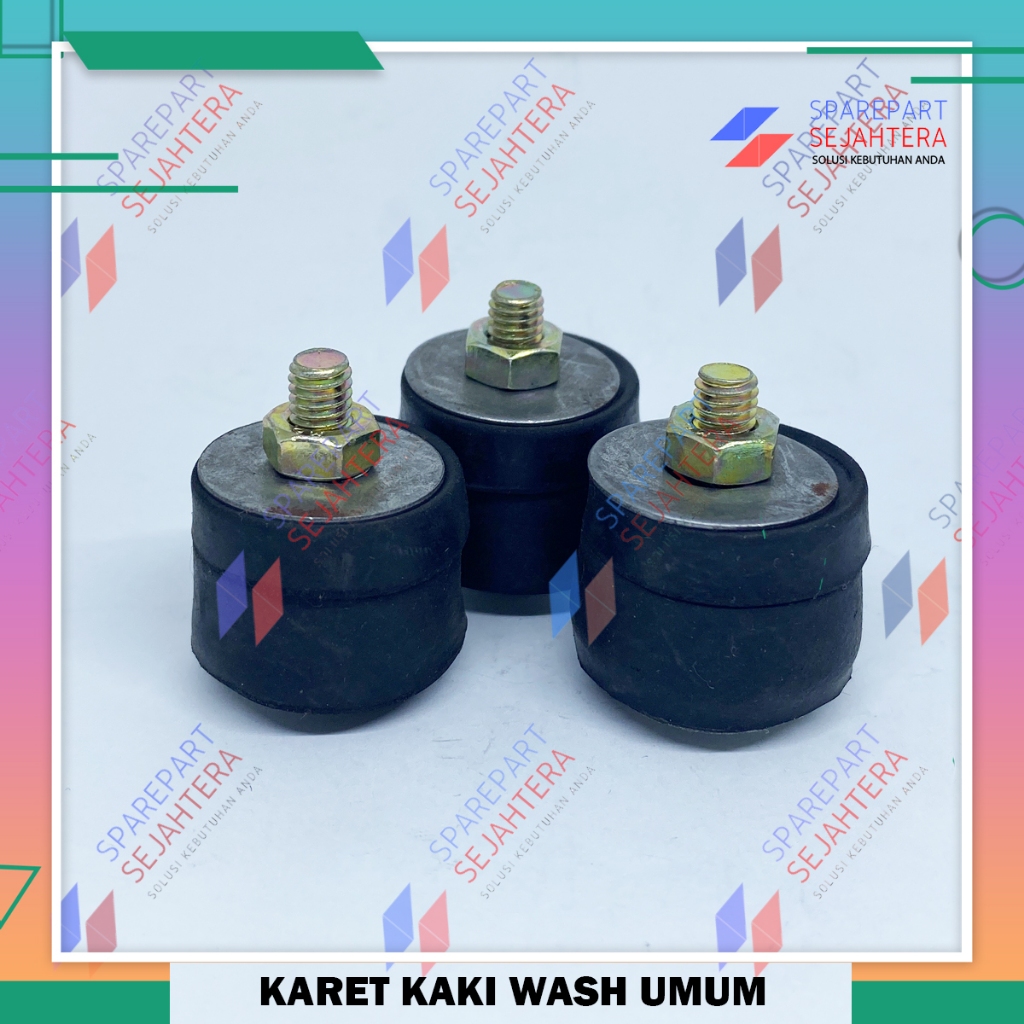 KARET KAKI DINAMO WASH MESIN CUCI PENCUCI 2 TABUNG SANYO PANASONIC LG UMUM 1 SET DUDUKAN MOTOR