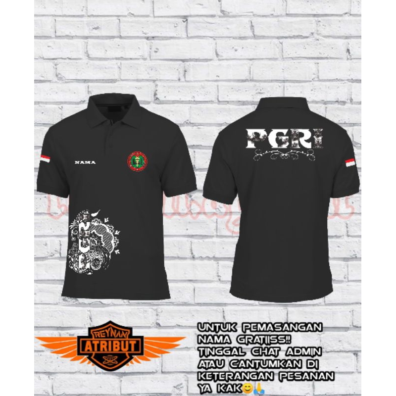 kaos wangki pgri/ kaos polo pgri/ kaos berkerah pgri