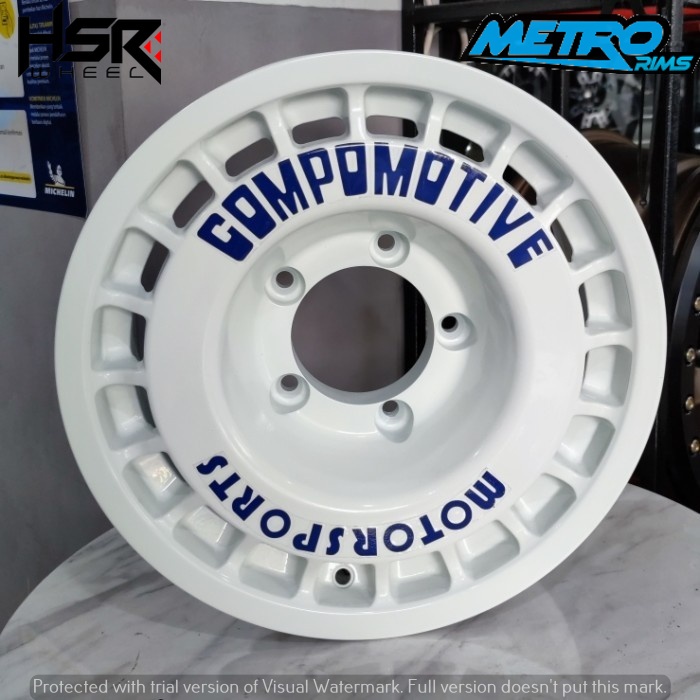 VELG MODEL RALLY UNTUK MOBIL TAFT JEEP ESCUDO FEROZA JIMNY KATANA JEEP RL COMPOMOTIVE R15