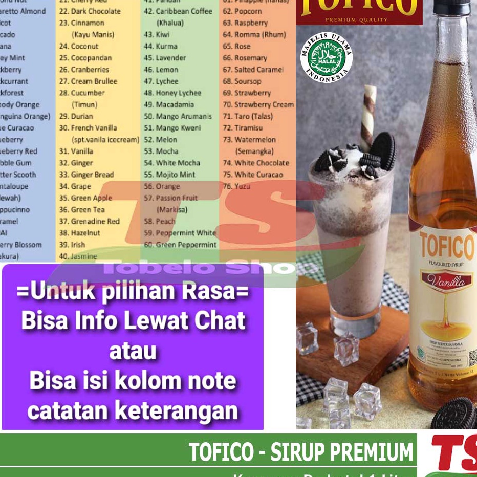 

➢☋★✭ TOFICO / SIRUP TOFICO / TOFICO SYRUP / SIRUP PREMIUM / SIRUP VIRAL / SIRUP KEKINIAN Promo