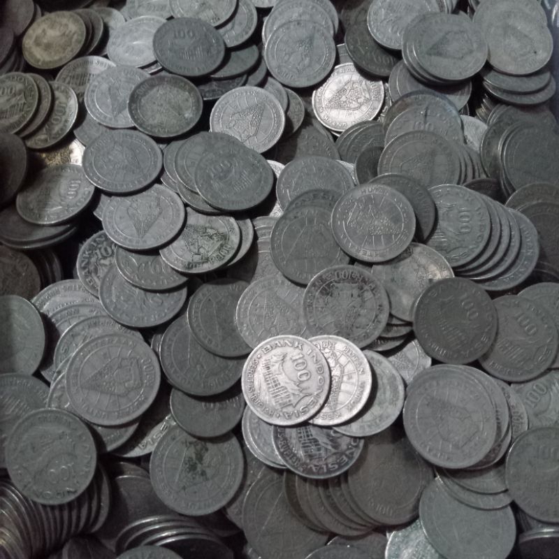 Koin uang receh 100 lama / kuno tahun 1978