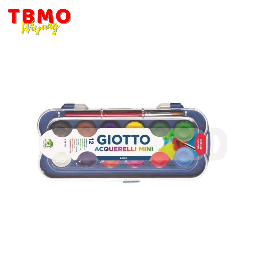 

Giotto Mini Watercolor Blocks Cat Air 12 Colors 23mm 352300
