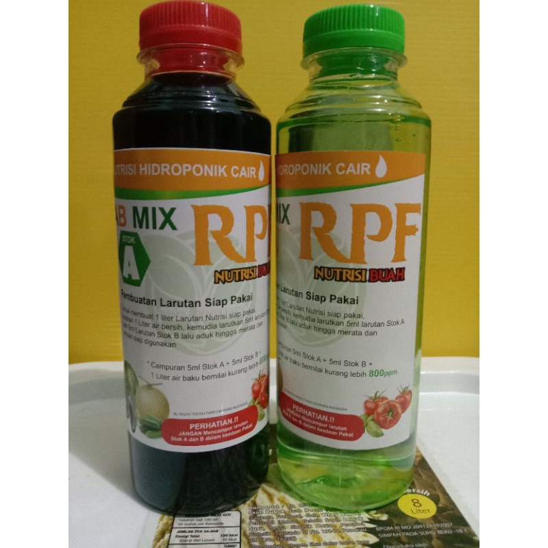 Nutrisi Ab mix cair 100liter/Nutrisi ab mix buah/Nutrisi ab mix cabe 500ml