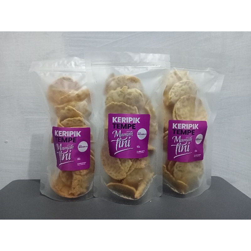 

Keripik tempe sagu Mamah Tini 100g rasa Mozarella, pizza, seaweed