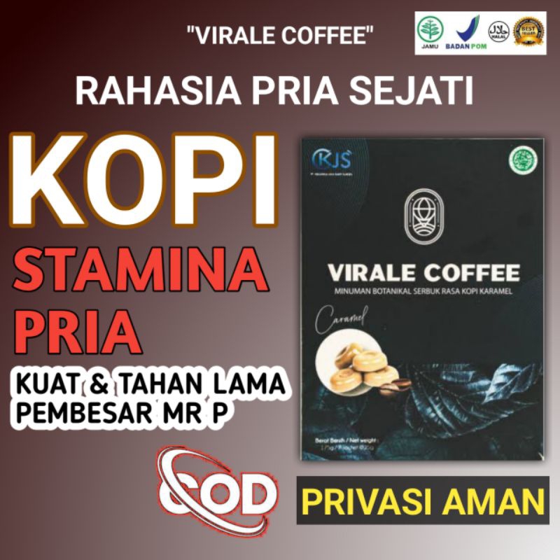 

Virale Coffe Original Kopi Kuat Pria Obat Kuat dan Tahan Lama Stamina Pria Dewasa Pembesar Pennis