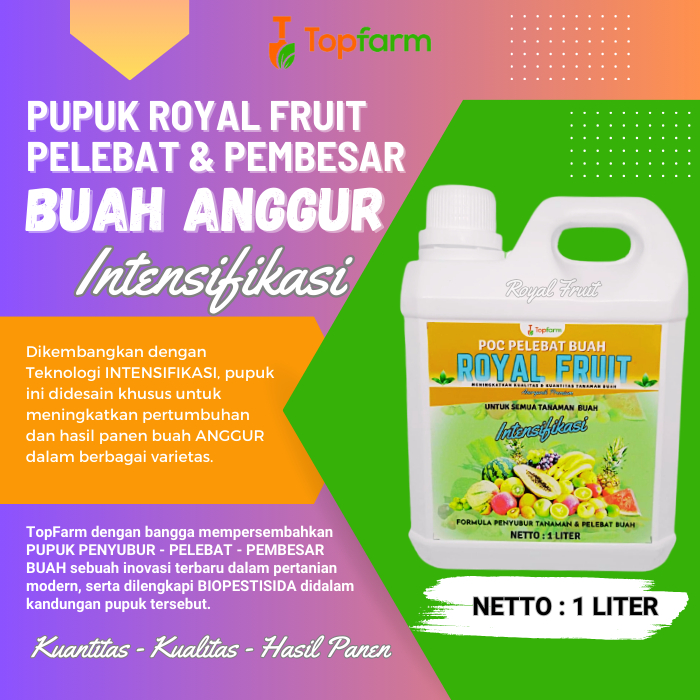 Pupuk Buah Super Lebat / Pupuk Organik Cair Khusus Anggur / Pupuk Khusus Pohon Anggur / Pupuk Khusus