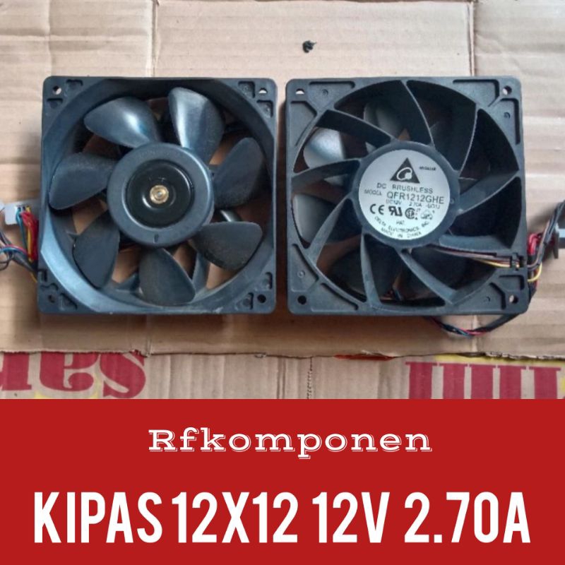 KIPAS HIGH SPEED 12X12 12V 2.70A