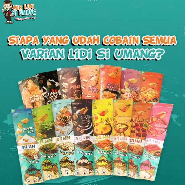 

NDZZ4392 STOK SIAP 【COD MIE LIDI SI UMANG [CEK HARGA GROSIR] FREE BUBBLEWRAP.