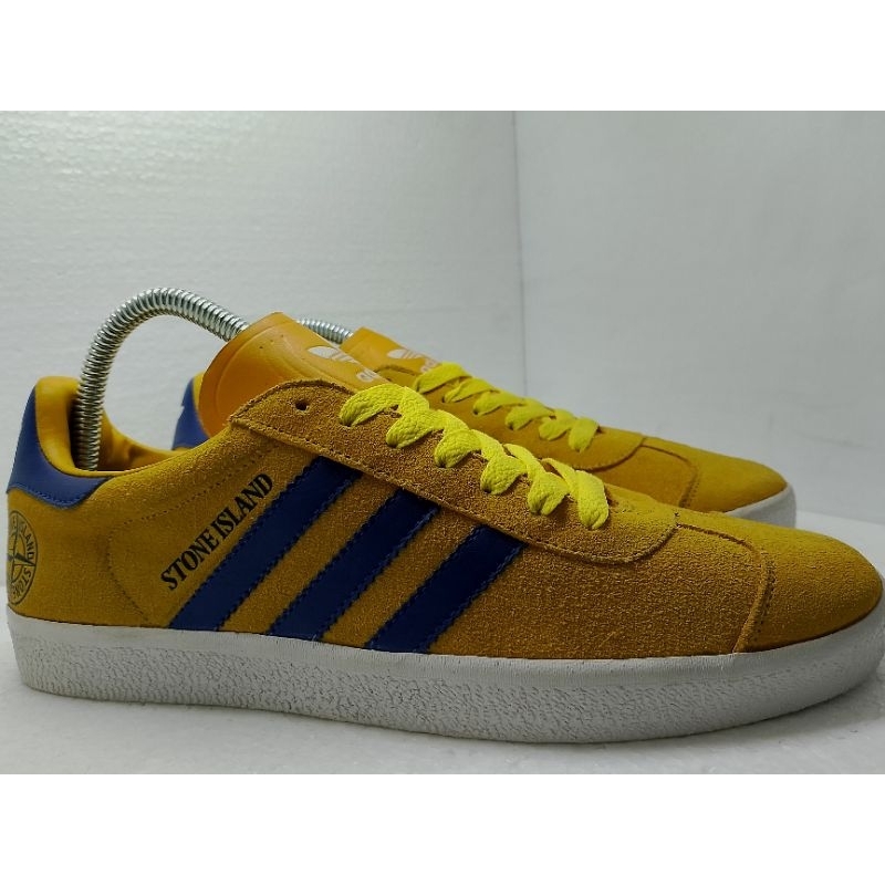 Sepatu Sneaker Adidas Gazelle Stone Island Made In Myanmar