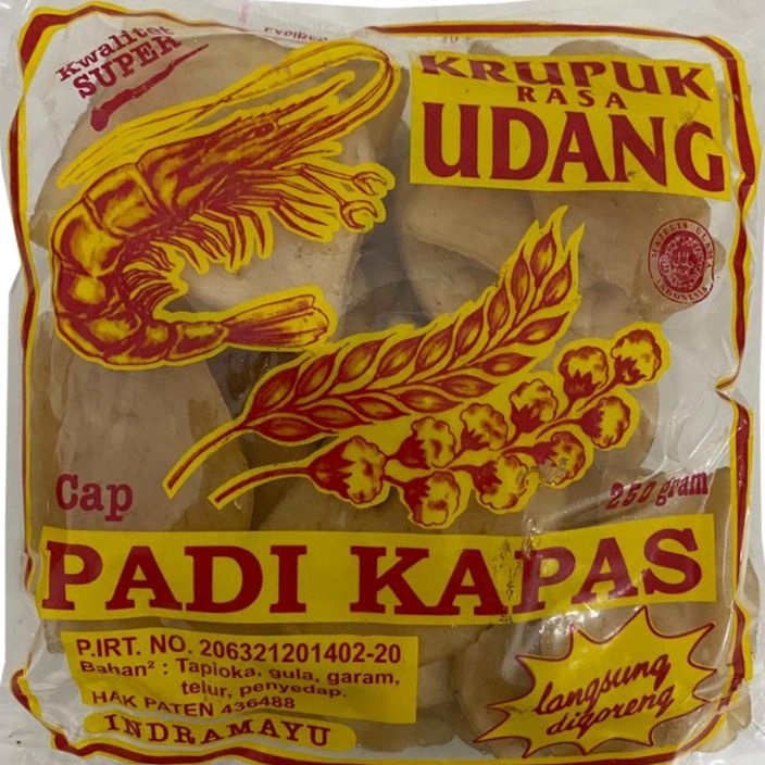 

ZYRS7365 DISKON!!!!!!! Kerupuk Udang Padi Kapas Indramayu Krupuk Mentah 250 Gram