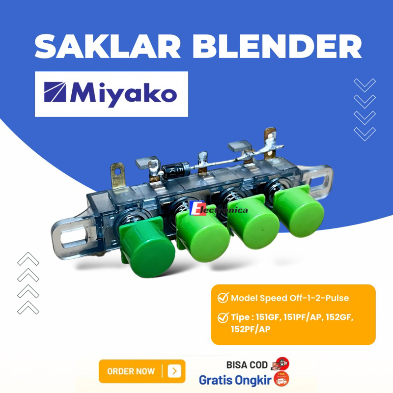 TOMBOL BLENDER MIYAKO / SWITCH SAKLAR BLENDER / SAKLAR BLENDER MIYAKO