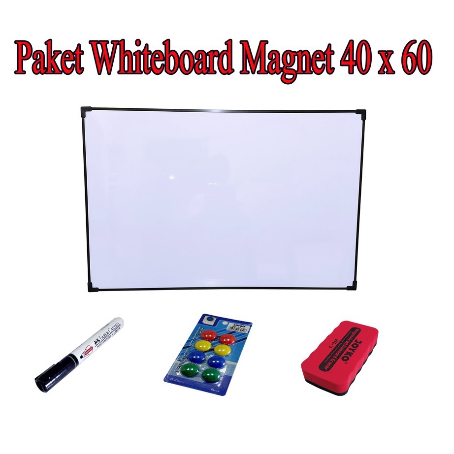 

Harga Termurah Papan Tulis Magnet 40 x 60 Whiteboard Magnet