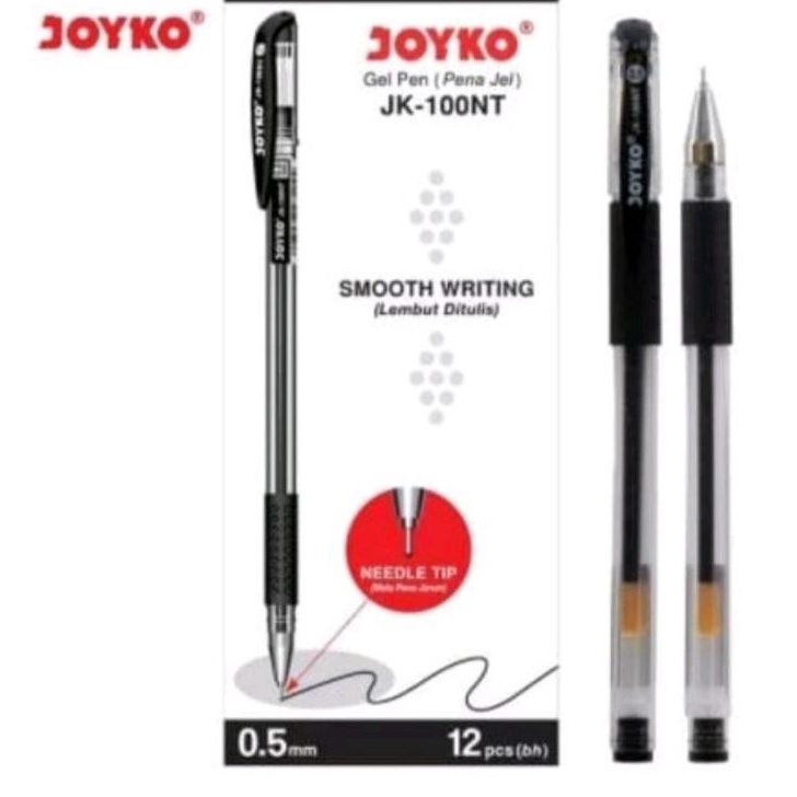 

➯⁂✯ Pulpen Gell Joyko Jk-100/Jk-100NT 0.5mm (1pak/12pcs)